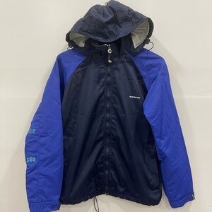 Burton Women’s Radar Snowboarding Jacket Colorblock Blue Medium Ski Snow SAMPLE
